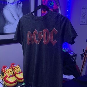 Vintage Style AC/DC Graphic T-Shirt